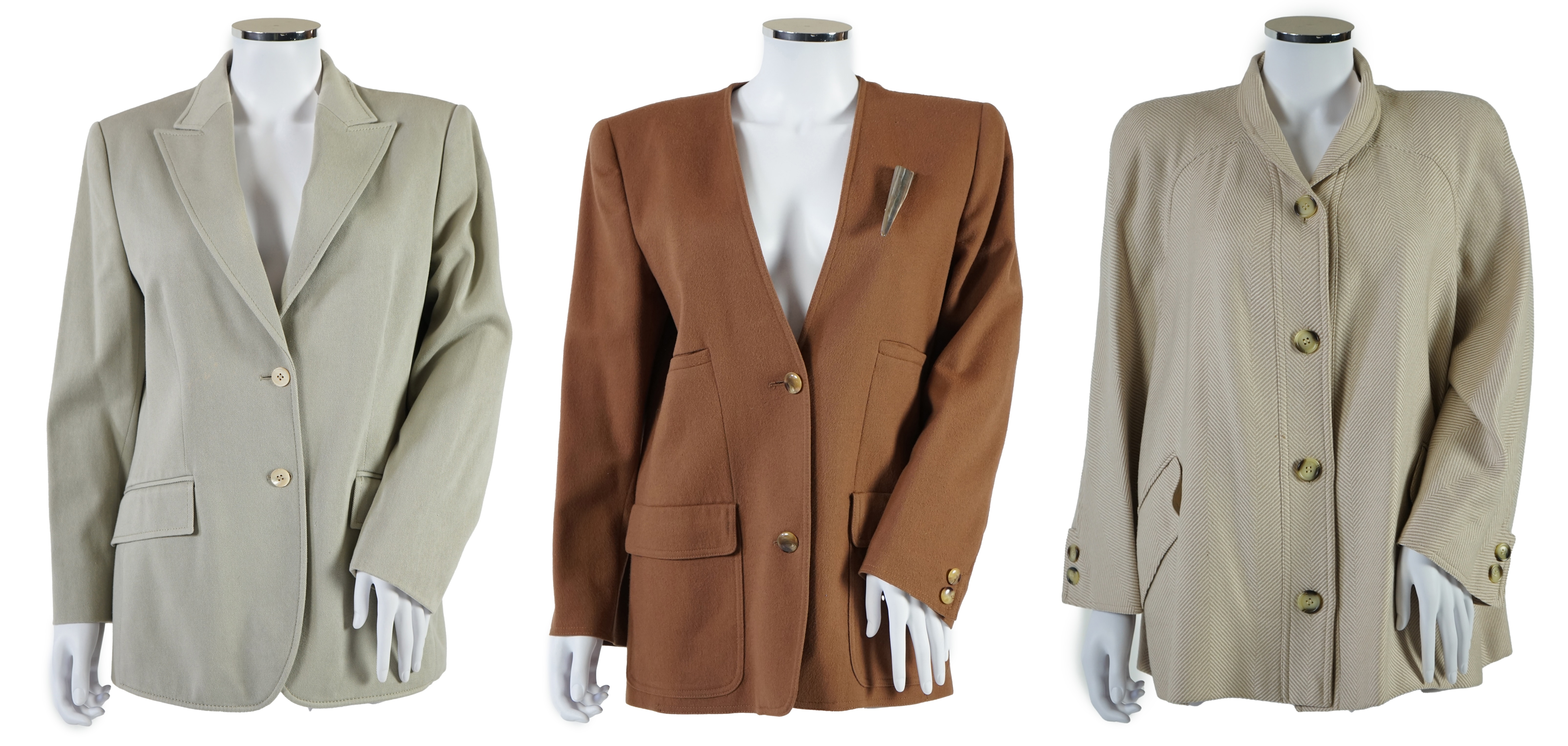Two lady's Valentino Jackets and a trouser suit. Proceeds to Happy Paws Puppy Rescue